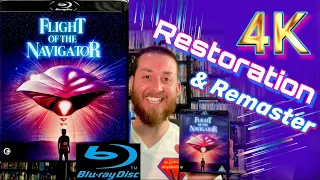 Disney's Flight Of The Navigator 4K Restoration & Remastered Blu Ray Review / Comparison / Unboxing