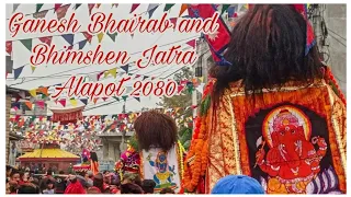 111 Years of Jatra Celebration in Alapot❤️. Ganesh Bhairab and Bhimshen Jatra insane celebration❤️🇳🇵