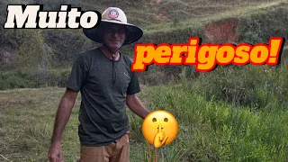 Olha o que meu marido pegou no lago misterioso do Guto Ep-61