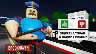 ME ENCONTRE A BARRY'S PRISON EN BROOKHAVEN - ROBLOX