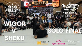 BreakMission x B-Side Hip-Hop Festival 2022 // Solo Final //  Wigor v Sheku