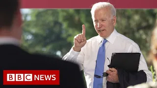 Biden lashes out at CNN reporter over Putin comments - BBC News