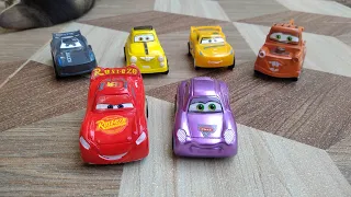 Lightning McQueen || Bermain dan mengenal karakter McQueen,Sally,Meter,Luigi,Dinoco,Jackson,Luigi