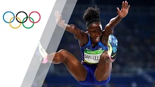 The USA's Bartoletta wins gold in women's long jump