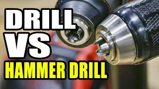 Hammer Drill vs Drill | Which is Faster in Concrete?