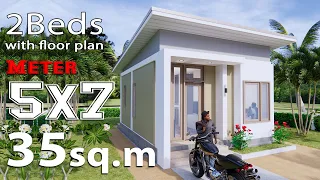 Small House Design 5x7 Meters (35sq.m)