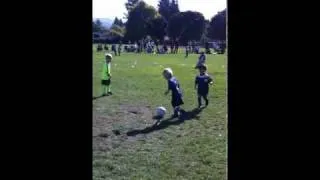 Child Soccer Prodigy - 4 year old HUGO takes on entire team