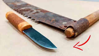Как сделать Нож из Двуручной Пилы | Он НЕ тонет