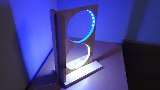 Una idea Genial utilizando Madera y unas luces Led