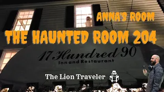 Haunted room 204 at the 1790 Inn in Savannah Georgia
