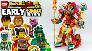 Nezha's Ring of Fire Mech EARLY Review! LEGO Monkie Kid Set 80057