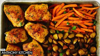 One-Pan Chicken, Carrots, & Potatoes (Less Than 1 Hour)