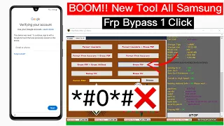 All Samsung Frp Bypass New Tool || No Code *#0*# || ADB Enable Fail