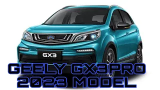 Geely GX3Pro 2023 Model | Geely GX3Pro Good for family - Geely Philippines