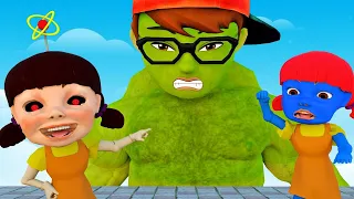 Police GYM Hero Nick Hulk vs Doll Zombie   Scary Teacher 3D Fun Animation