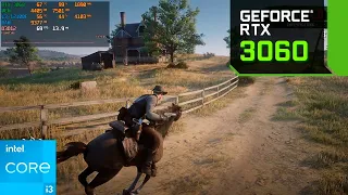 Red Dead Redemption 2 : RTX 3060 12GB + i3-12100F : Ultra Graphics