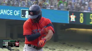 Houston Astros players being hit by pitches in 2020