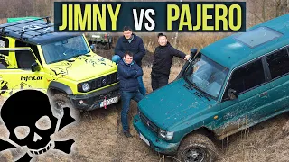 Suzuki JIMNY vs PAJERO. Часть вторая: БОЙ.