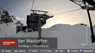 Waidoffen Ski Lift Full Ride 🚡 Hochfügen / Hochzillertal | Built by Doppelmayr in 2016