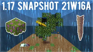 Minecraft 1.17 Caves & Cliffs Snapshot 21w16a - Farmable Dripstone & NEW Trees