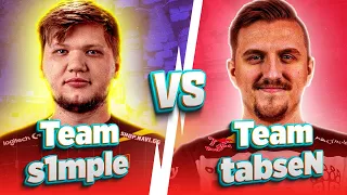 Team s1mple vs Team tabseN - 2 Different POV - FPL Highlights | CSGO