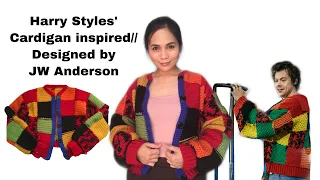 Harry Styles’ Cardigan inspired // Designed by JW Anderson // How I crocheted