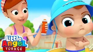 Bebek Yüzmek İstemiyor, İnatçı Can🌊🏖 | Eğlenceli Ve Öğretici Çocuk Şarkıları | Little Angel Türkçe