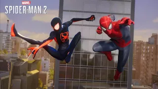 Peter And Miles Vs Sandman With TASM 2 And ATSV Suits - Marvel's Spider-Man 2 (4K 60fps)