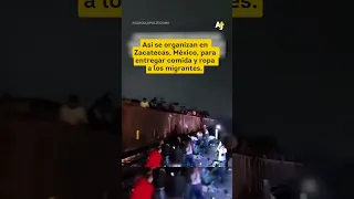 Así ayudan a migrantes en #Zacatecas   #ajplusesp_short #noticias