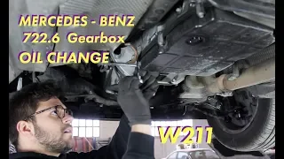 Mercedes E320 CDi | Cambio aceite caja cambios automática 722.6 | VLOG 33