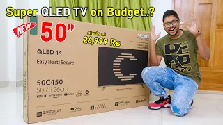 Super QLED TV under 30K..? 😱 50" 4K Toshiba TV with Dolby Vision & ATMOS Unboxing