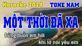 Một Thời Đã Xa Karaoke Tone Nam - Bo Music