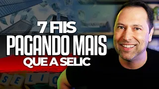 FUNDOS IMOBILIÁRIOS vs TAXA SELIC | SETE MELHORES FIIs para RECEBER DIVIDENDOS ACIMA DA SELIC