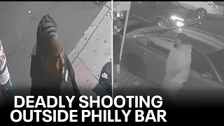 Fight outside Philly bar ends in shooting; suspect wanted