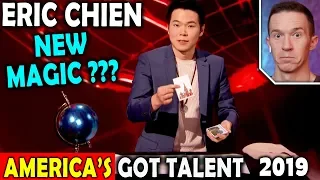 Magician REACTS to Eric Chien NEW MAGIC on AGT 2019 Semifinals