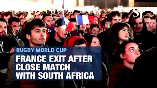 France rugby fans deflated after quarter-final exit