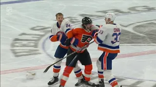 NHL Fight - Islanders @ Flyers - Chara vs MacEwen - 18/01/2022