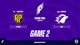 ONIC vs AP Bren GAME 2 GRAND FINAL Games of the Future 2024 | APBR VS ONIC