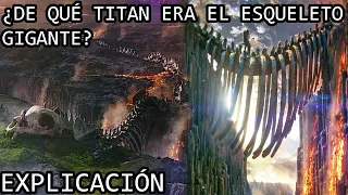 ¿De Qué Titan era el Esqueleto Gigante? | El Lore del Esqueleto Colosal de Godzilla x Kong