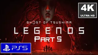 Ghost of Tsushima Legends [Part 5 / Mission 5] - PS5 Story Walkthrough [4K/HDR/60FPS]