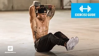 How to do V-Sit Dumbbell Triceps Extension | Mike Vazquez