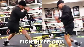 GERVONTA DAVIS "WORK TIME" AT MAYWEATHER'S GYM; BACK IN CAMP REFUELING THE TANK FOR BARRIOS SHOWDOWN