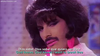 Queen - I Want To Break Free  // Lyrics + Español // Video Official