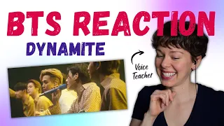 Voice Teacher Reacts to BTS - Dynamite