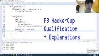 Facebook Hacker Cup Qualification Round 2020 + Explanations