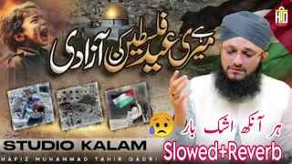 Tearful Nasheed 2024 Hai Meri Eid Palestine Ki Aazadi Hafiz Tahir Qadri #palestine #trending #viral