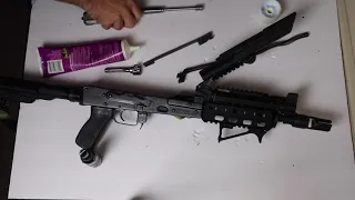 How to lubricate an AK Zastava Arms USA M92 Tactical 1.5mm Receiver AK47