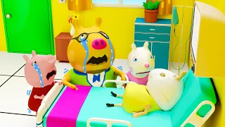 No Way!! Suzy Sheep, please wake up!!! What happened ? Sad Story Peppa pig 3D | Sad Story Animation
