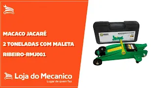 Macaco Jacaré 2 Toneladas com Maleta - RIBEIRO-RMJ001 | Loja do Mecânico