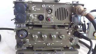 Tactical military mobile radio VRC 4622,  30 to 80 MHz by Philips Magnavox